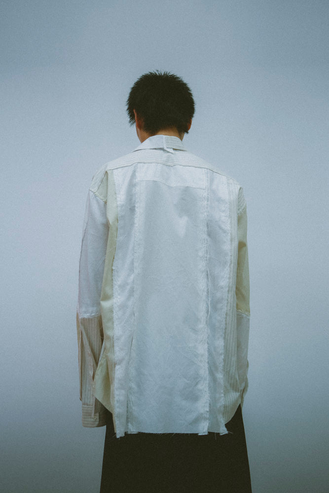 PIPPIN SHIRT - MULTI TONAL WHITE